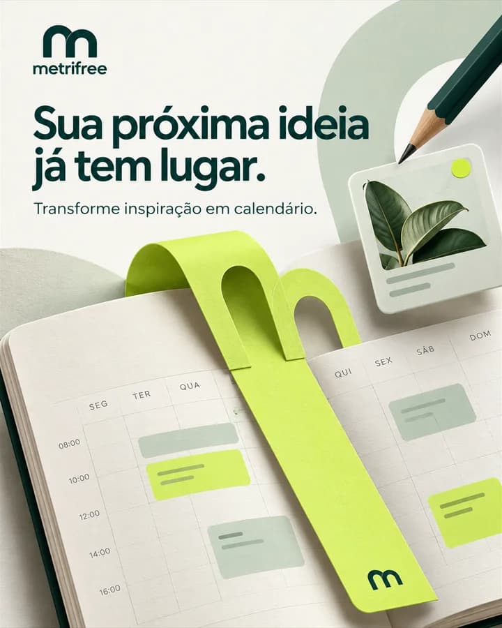 Publicação de exemplo da campanha metrifree